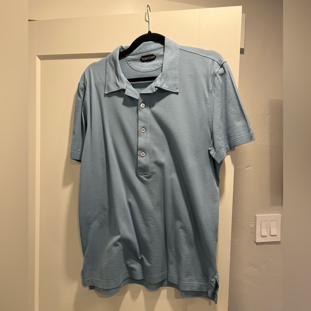 Tom Ford Blue Polo EUC 52